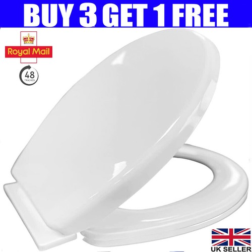 Soft close toilet seat white - soft,