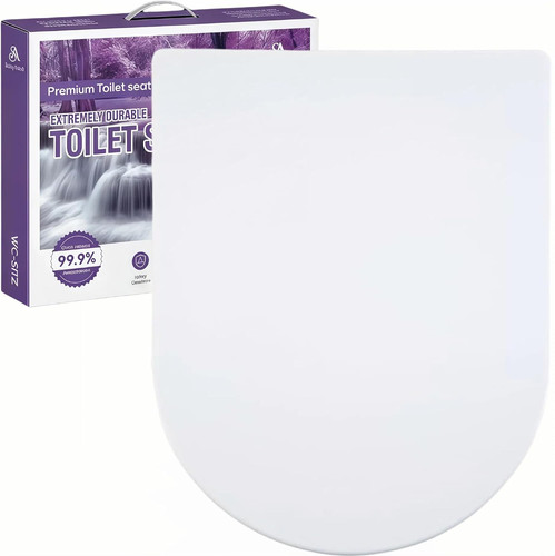 Shaped soft close toilet - d,
