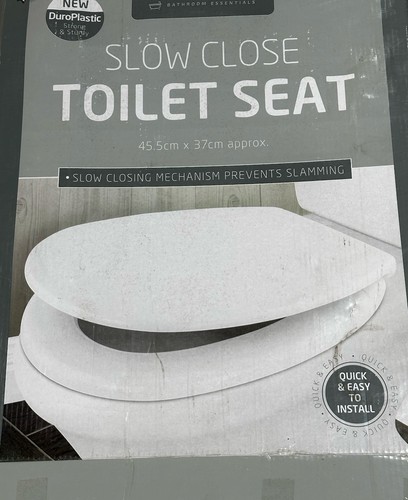 Bathroom white slow close - white,