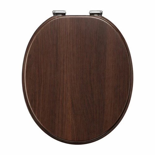 Mdf toilet seat dark brown - toilet,