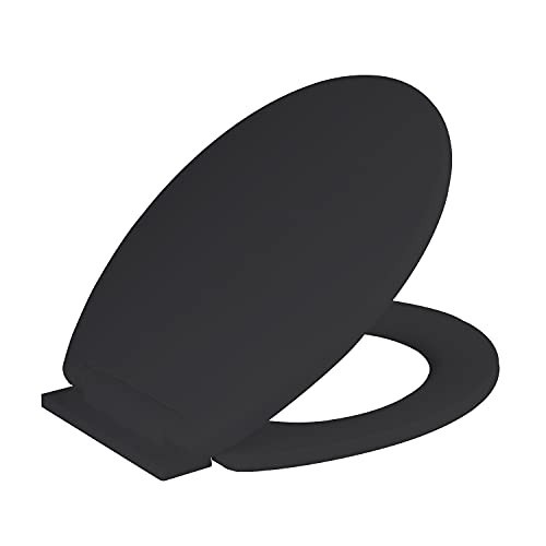Round soft close toilet - round,