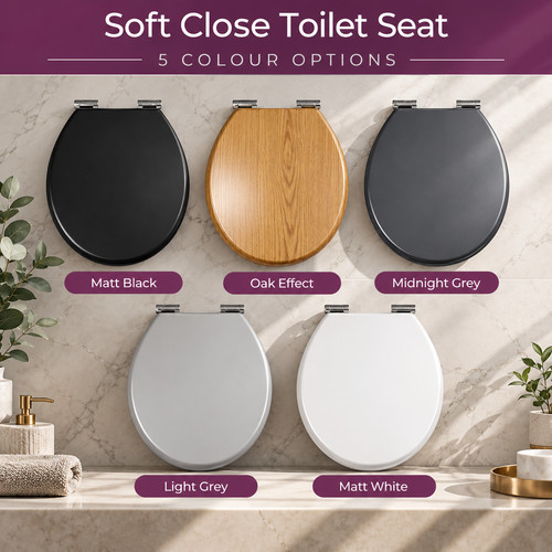 Universal soft close toilet - soft,