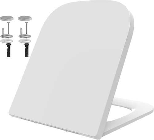 Soft close square - close, toilet