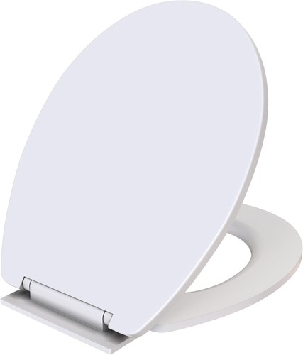 Soft close white oval - soft,