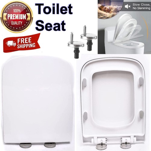 Square toilet seat soft close - square,