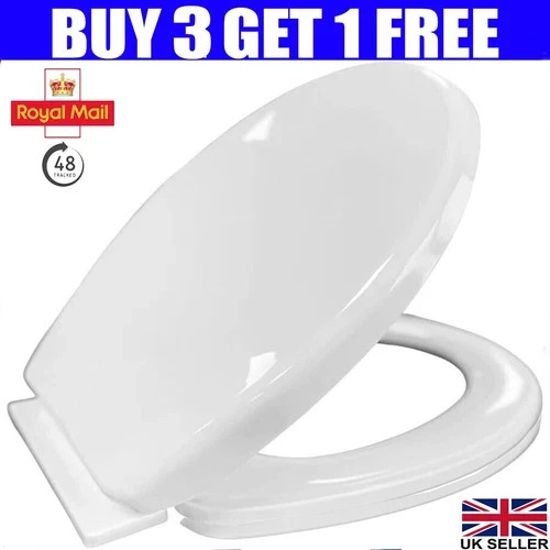 Soft close toilet seat white - seat,