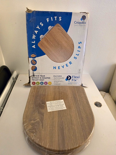 Croydex wood effect shaped - wood,