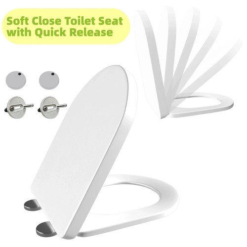 Shape soft close toilet seat - d,