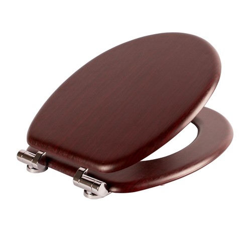 Soft close wooden toilet - wooden, seat
