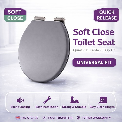 Grey mdf toilet - mdf,