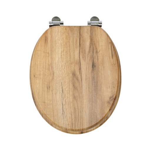 Universal toilet seat wooden - toilet,